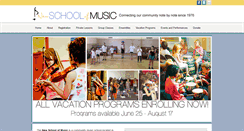 Desktop Screenshot of newschoolofmusic.org