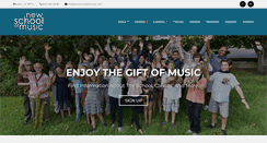 Desktop Screenshot of newschoolofmusic.net